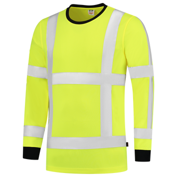 Foto van T-shirt RWS Birdseye Lange Mouw | fluorgeel | 103002-17 | TRICORP SAFETY