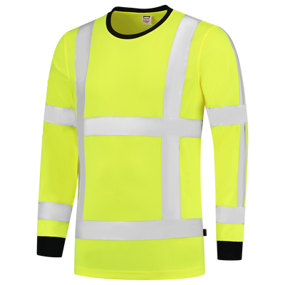 Foto van T-shirt RWS Birdseye Lange Mouw | fluorgeel | 103002-17 | TRICORP SAFETY