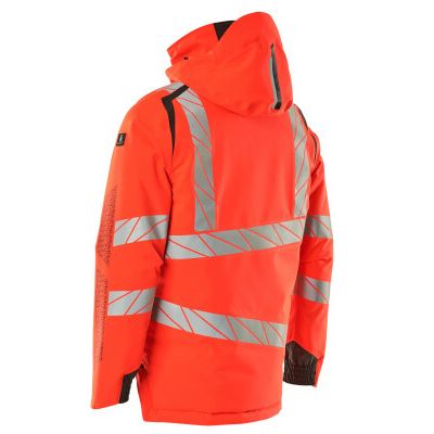 Foto van Mascot Accelerate Safe Winterjas | 19035-449 | 22218-hi-vis rood/donkerantraciet