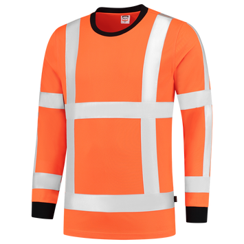 Foto van T-shirt RWS Birdseye Lange Mouw | fluororanje | 103002-14 | TRICORP SAFETY