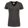 Afbeelding van T-shirt V Hals Fitted Dames | donkergrijs | 101008-18 | TRICORP WORKWEAR