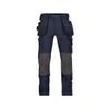 Afbeelding van Dassy Werkbroek met stretch, kniezakken, spijkerzakken MATRIX | 201070 | nachtblauw/antracietgrijs
