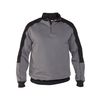 Afbeelding van Dassy tweekleurige sweater BASIEL | 300358 | cementgrijs/zwart