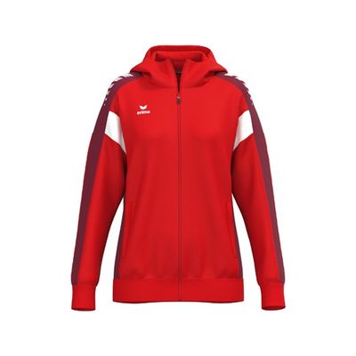 Foto van ERIMA CELEBRATE 125 Training Jacket with hood Dames | rood/new bordeaux | 1032536