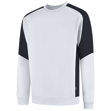 Foto van Sweater Bicolor Redefined | wit/antraciet | 306112-06888 | TRICORP WORKWEAR