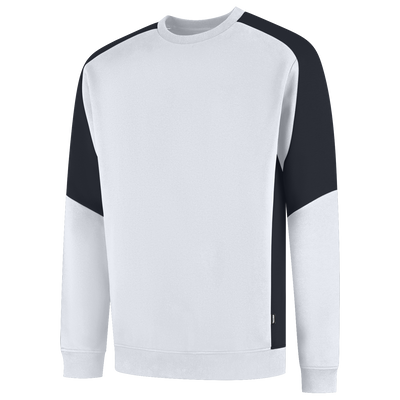 Foto van Sweater Bicolor Redefined | wit/antraciet | 306112-06888 | TRICORP WORKWEAR