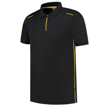 Foto van Poloshirt Accent | zwart/geel | 202703-0907 | TRICORP WORKWEAR