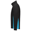 Afbeelding van Softshell Bicolor | zwart/turkoois | 402002-0987 | TRICORP WORKWEAR