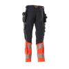 Afbeelding van Mascot Accelerate Safe Broek met spijkerzakken | 19131-711 | 10222-donkermarine/hi-vis rood