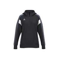 Erima Celebrate 125 trainingsjack met capuchon dames, 1032539, zwart/slategrey