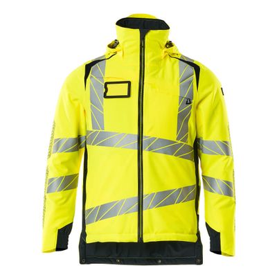 Foto van Mascot Accelerate Safe Winterjas | 19035-449 | 17010-hi-vis geel/donkermarine