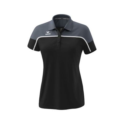 Foto van ERIMA CHANGE by erima polo Dames | black grey/slate grey/wit | 1112313