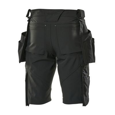 Foto van Shorts, afneembare spijkerzakken,stretch | 17149-311 | 09-zwart