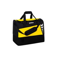 ERIMA SIX WINGS sporttas met bodemvak | geel/zwart | 7232313