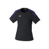 Afbeelding van ERIMA EVO STAR T-Shirt Dames | zwart/ultra violet | 1082418