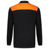 Afbeelding van Polosweater Bicolor Naden | zwart/oranje | 302004-0998 | TRICORP WORKWEAR