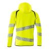 Afbeelding van Mascot Accelerate Safe Capuchontrui met rits | 19284-781 | 17010-hi-vis geel/donkermarine