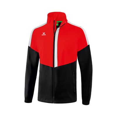 Squad allweather jack Kinderen | rood/zwart/wit | 1052001