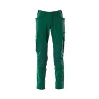 Mascot werkbroek met kniezakken | 18079-511 | 03-groen