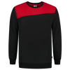 Afbeelding van Sweater Bicolor Naden | zwart/rood | 302013-0902 | TRICORP WORKWEAR