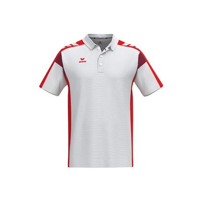 Erima Celebrate 125 poloshirt unisex, 1112508, wit/rood