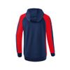 Afbeelding van ERIMA Six Wings trainingsjack met capuchon Dames | new navy/rood | 1032220