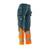 Afbeelding van Mascot Accelerate Safe Broek met spijkerzakken | 19131-711 | 4414-donkerpetrol/hi-vis oranje