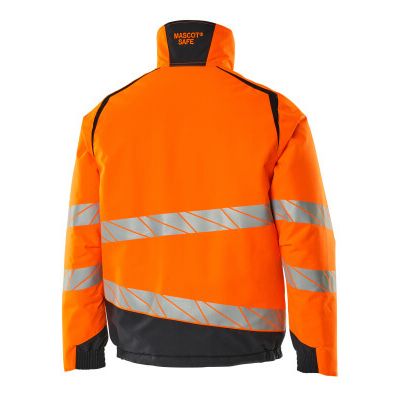 Foto van Mascot Accelerate Safe Winterjas | 19435-231 | 14010-hi-vis oranje/donkermarine