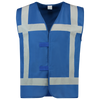 Afbeelding van Vest Reflectie | fluorkorenblauw | 453014-91 | TRICORP SAFETY