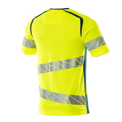 Foto van Mascot Accelerate Safe T-shirt | 19082-771 | 1744-hi-vis geel/donkerpetrol