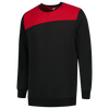 Afbeelding van Sweater Bicolor Naden | zwart/rood | 302013-0902 | TRICORP WORKWEAR