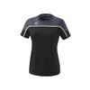 Afbeelding van ERIMA CHANGE by erima T-shirt Dames | black grey/slate grey/wit | 1082322