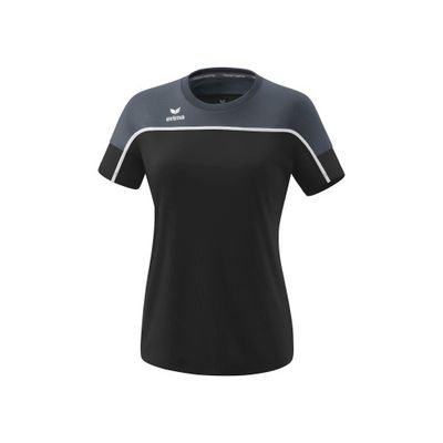 Foto van ERIMA CHANGE by erima T-shirt Dames | black grey/slate grey/wit | 1082322