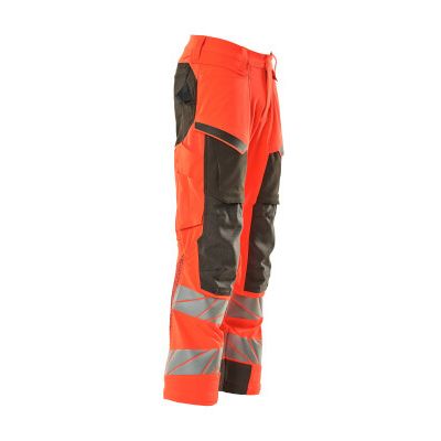 Foto van Mascot Accelerate Safe Broek met kniezakken | 19079-511 | 22218-hi-vis rood/donkerantraciet