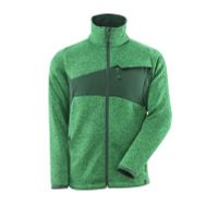 Mascot 18105-951 Gebreide trui met rits gras groen/groen
