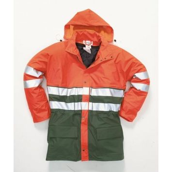 Foto van Hydrowear Plains Regenjas EN471 | 016880-143 | oranje/groen