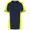 Afbeelding van T-shirt Reflective Redefined Dames | donkermarine/fluorgeel | 106108-01017 | TRICORP WORKWEAR