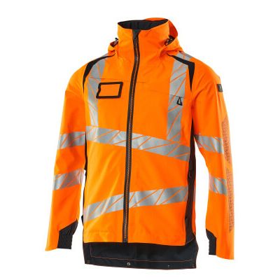 Foto van Mascot Accelerate Safe Shell jas | 19001-449 | 14010-hi-vis oranje/donkermarine