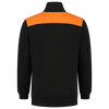 Afbeelding van Sweatvest Bicolor Naden | zwart/oranje | 302014-0998 | TRICORP WORKWEAR
