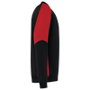 Afbeelding van Sweater Bicolor Redefined | zwart/helderrood | 306112-09202 | TRICORP WORKWEAR