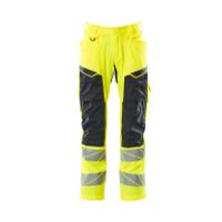 Mascot Accelerate Safe Broek met kniezakken | 19579-236 | 17010-hi-vis geel/donkermarine