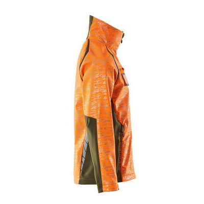 Foto van Mascot Accelerate Safe Softshell jas | 19202-291 | 1433-hi-vis oranje/mosgroen