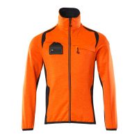 Mascot Accelerate Safe Fleecetrui met rits | 19403-316 | 14010-hi-vis oranje/donkermarine