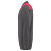 Afbeelding van Polosweater Bicolor Naden | donkergrijs/red | 302004-1802 | TRICORP WORKWEAR