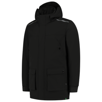 Foto van Winter Softshell Parka Rewear | zwart | 402713-09 | TRICORP WORKWEAR