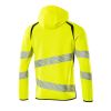 Afbeelding van Mascot Accelerate Safe Capuchontrui met rits | 19284-781 | 17010-hi-vis geel/donkermarine