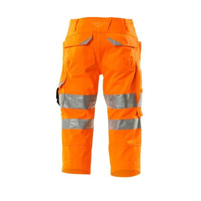 Foto van Driekwart broek met kniezakken, klasse 2 | 17549-860 | 014-hi-vis oranje