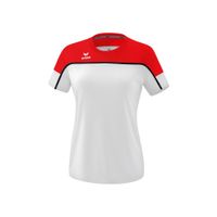 ERIMA CHANGE by erima T-shirt Dames | wit/rood/zwart | 1082324