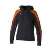 Afbeelding van ERIMA EVO STAR sweatshirt met capuchon Dames | zwart/oranje | 1072432