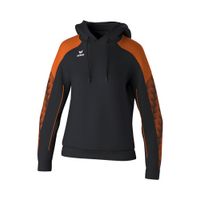 ERIMA EVO STAR sweatshirt met capuchon Dames | zwart/oranje | 1072432